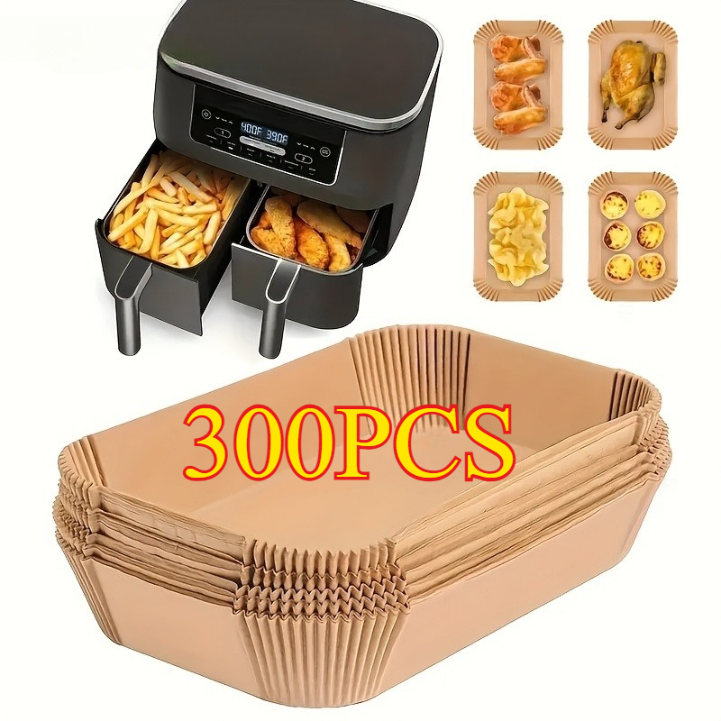 Commercial Kitchen Pans - 使い捨てエアフライヤー紙ノンスティックキッチンベーキングエアフライヤーマット耐油電子レンジバーベキューパッドベーキングペーパーライナーアクセサリー