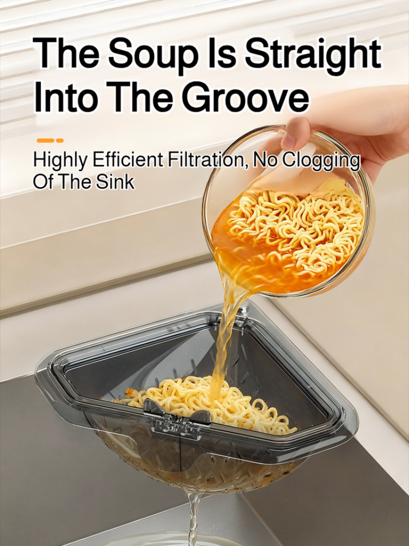Commercial Kitchen Bin - キッチンストレーナーバスケット シンクフィルター 排水バスケット 省スペース 耐久性 再利用可能