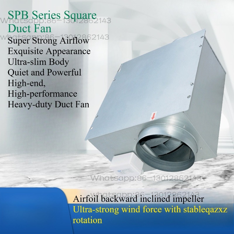 Commercial Kitchen Hood Exhaust Fans - キッチン用スーパーチャージド角型ダクトファンボックス工業用換気扇SPB排気フード業務用強力排気ファン