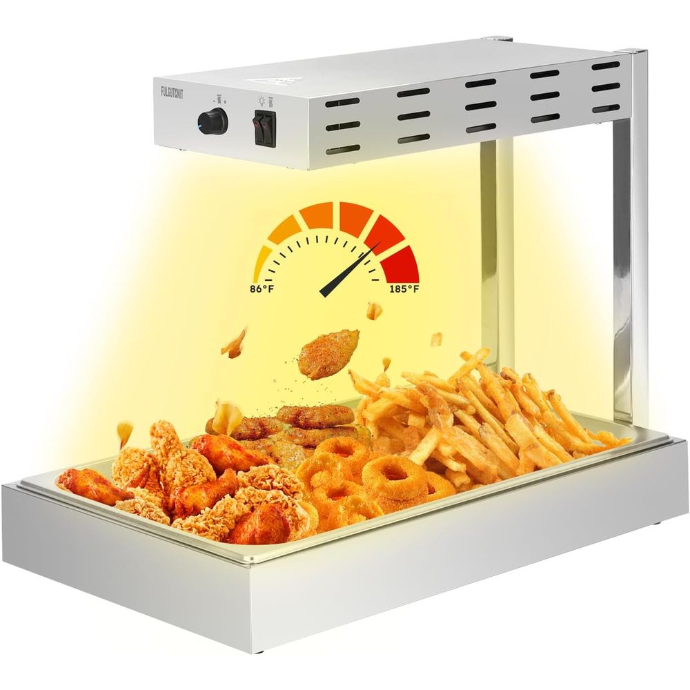 Commercial Kitchen Cabinet - フライドポテトウォーマー、業務用加熱ランプ、チップス用耐熱食品加熱ランプ、ステンレス製自立型インフ