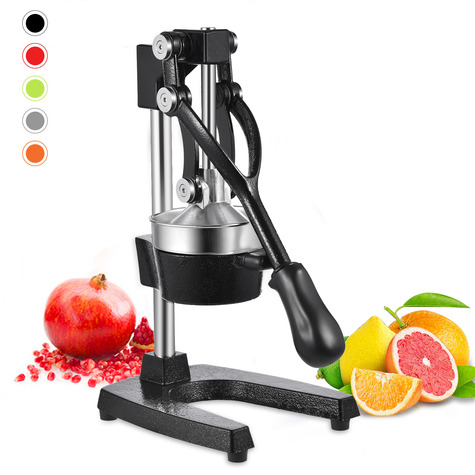 Commercial Kitchen Juicer - 軽量ステンレス製手動柑橘類ジューサー、業務用手動フルーツジューサー、非電動ポータブルジューサー、オレンジ、レモン、ザクロなどの果物に適しており、家庭のキッチン、バー、レストランに最適です。