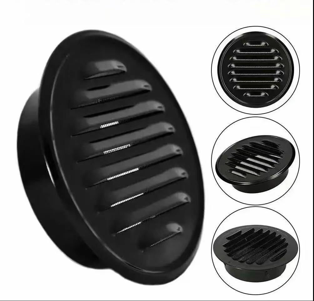 Commercial Kitchen Exhaust - 1 個のステンレス鋼フードフラットヘッド外壁換気排気口キッチンの煙と空気換気用