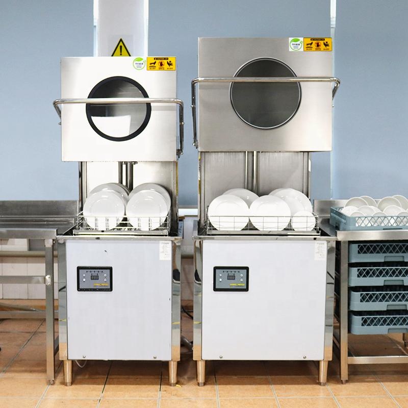 レストランホテル厨房用16KW自立型電気フードタイプ自動食器 - Commercial Kitchen Dishwasher のレビューと価格