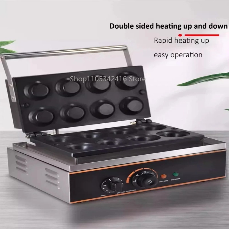 業務用ノンスティック電気エッグタルトマシン 1550W 8穴 - Waffle Maker Commercial のレビューと価格