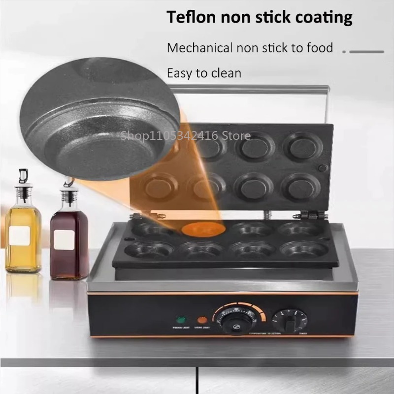 業務用ノンスティック電気エッグタルトマシン 1550W 8穴 - Waffle Maker Commercial のレビューと価格