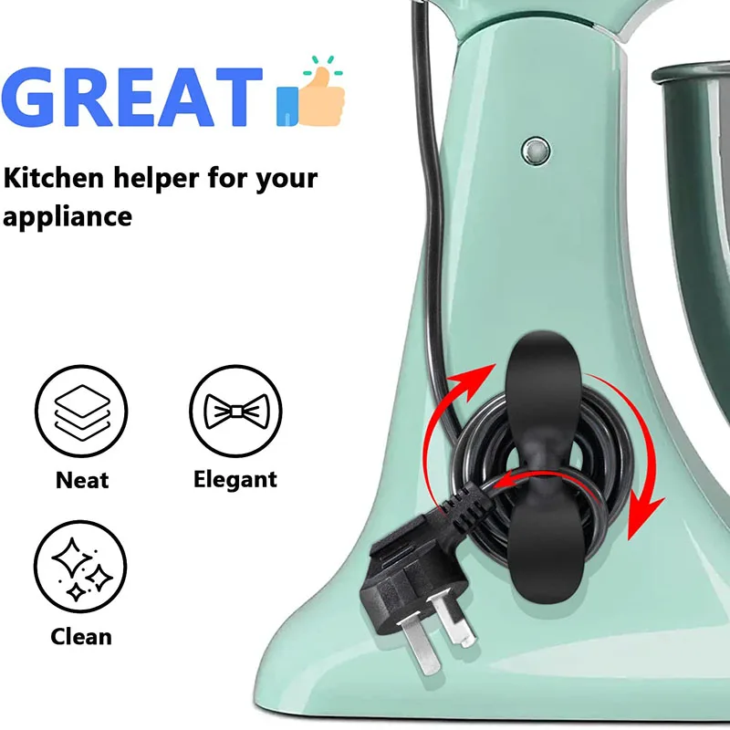3-6 個コードワインダーオーガナイザーキッチン家電コードラ - Commercial Kitchen Pans のレビューと価格