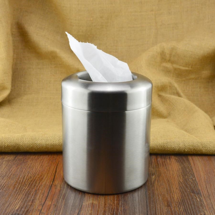 ステンレス製ゴミ箱 寝室 キッチン オフィス 車 卓上 リサ - Commercial Kitchen Bin のレビューと価格