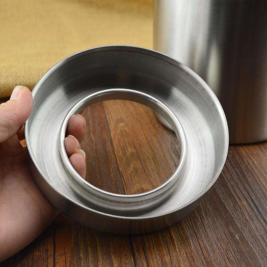 ステンレス製ゴミ箱 寝室 キッチン オフィス 車 卓上 リサ - Commercial Kitchen Bin のレビューと価格