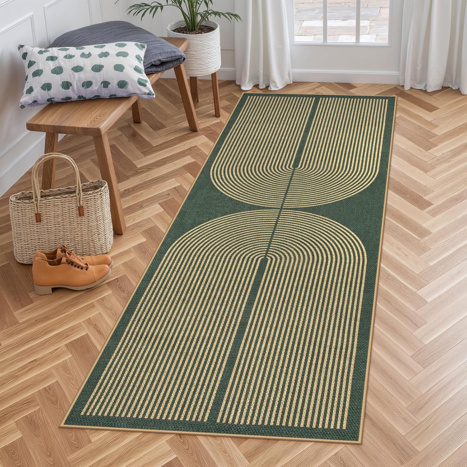 VIKAMA シンプルでレトロなラインの長い廊下用カーペット - Kitchen Flooring Commercial のレビューと価格