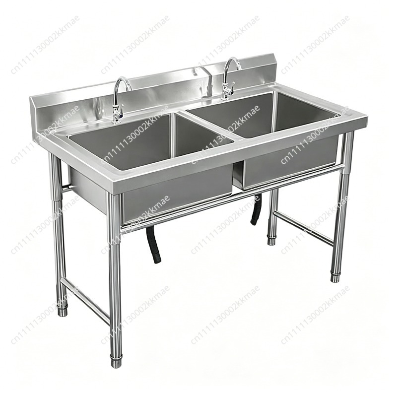業務用304ステンレス製シンク　シングル/ダブル/トリプルボ - Commercial Kitchen Dishwasher のレビューと価格