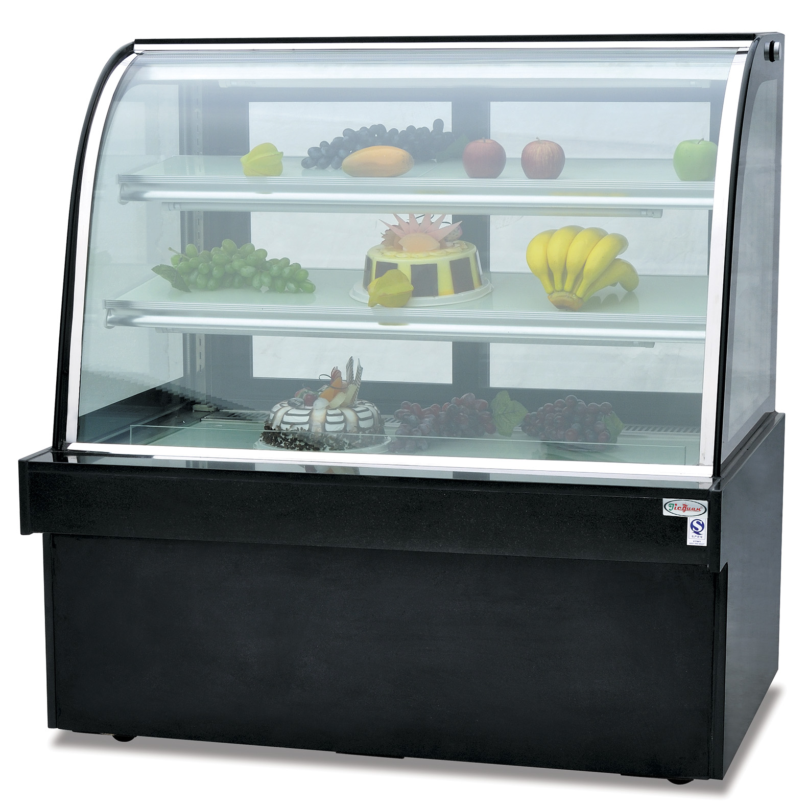 業務用カウンタートップステンレス製食品陳列棚、断熱ケーキガラ - Commercial Kitchen Cabinet のレビューと価格