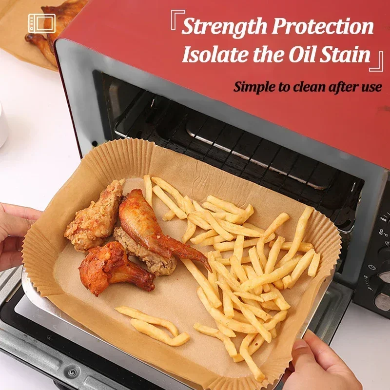 使い捨てエアフライヤー紙ノンスティックキッチンベーキングエア - Commercial Kitchen Pans のレビューと価格