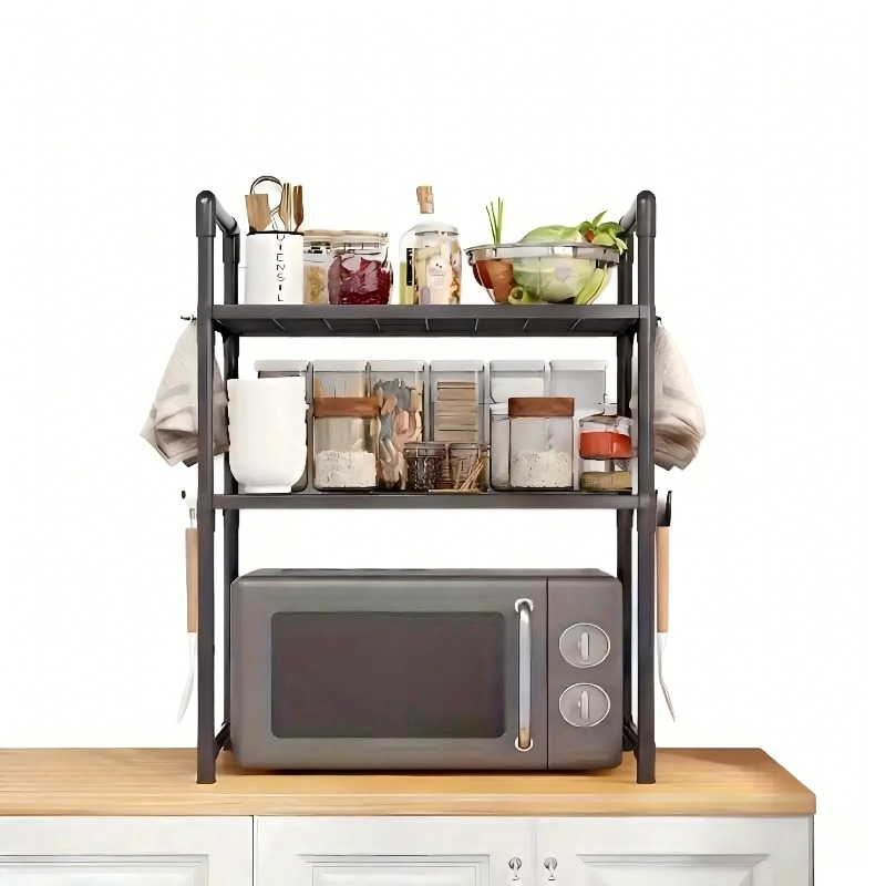 頑丈なキッチンベイカーズラック、フロアスタンド式電子レンジ台 - Commercial Kitchen Pans のレビューと価格
