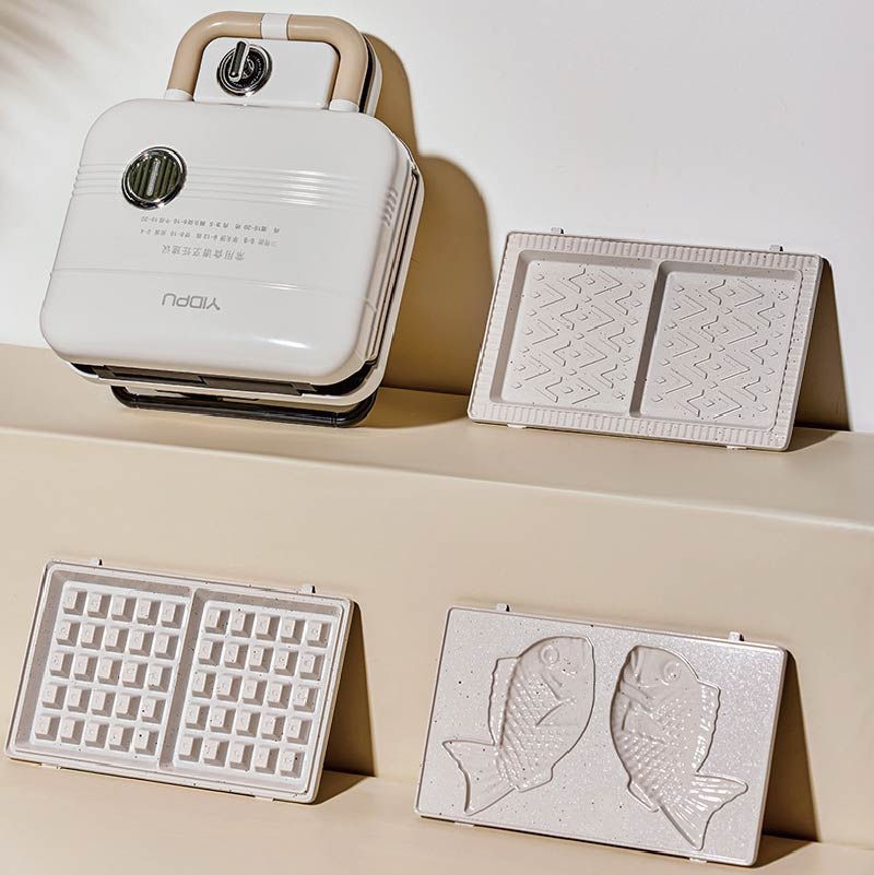 多機能電気サンドイッチメーカー,朝食用機械,ワッフル,タイマ - Waffle Maker Commercial のレビューと価格