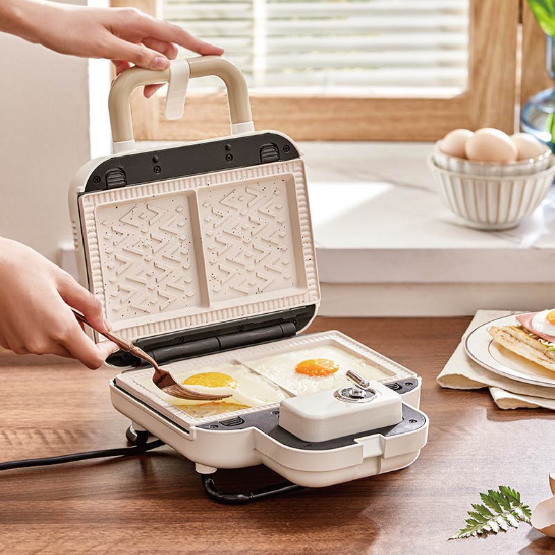 多機能電気サンドイッチメーカー,朝食用機械,ワッフル,タイマ - Waffle Maker Commercial のレビューと価格
