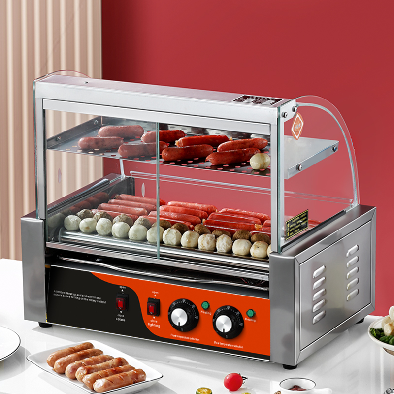 業務用電気ステンレス製ホットドッグ＆ソーセージグリルマシン7 - Commercial Kitchen And のレビューと価格