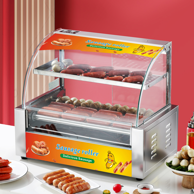 業務用電気ステンレス製ホットドッグ＆ソーセージグリルマシン7 - Commercial Kitchen And のレビューと価格