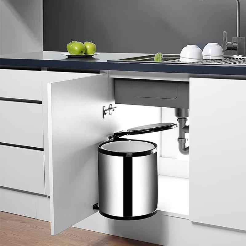 プレミアムプルアウト式キャビネットゴミ箱 ステンレス製キッチ - Commercial Kitchen Bin のレビューと価格