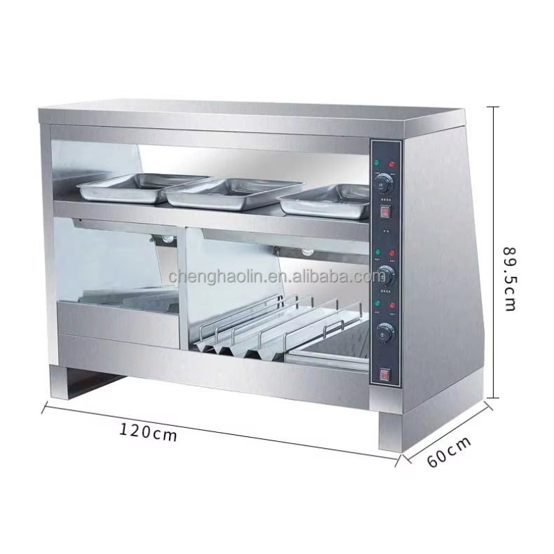 食品保温用ハンバーガー・フライドチキン電気断熱式業務用デリカ - Commercial Kitchen Cabinet のレビューと価格