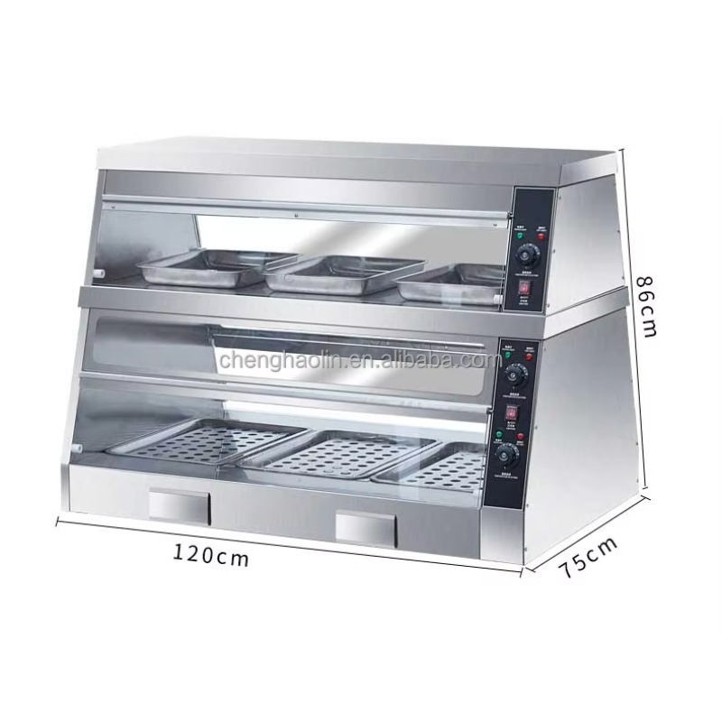 食品保温用ハンバーガー・フライドチキン電気断熱式業務用デリカ - Commercial Kitchen Cabinet のレビューと価格