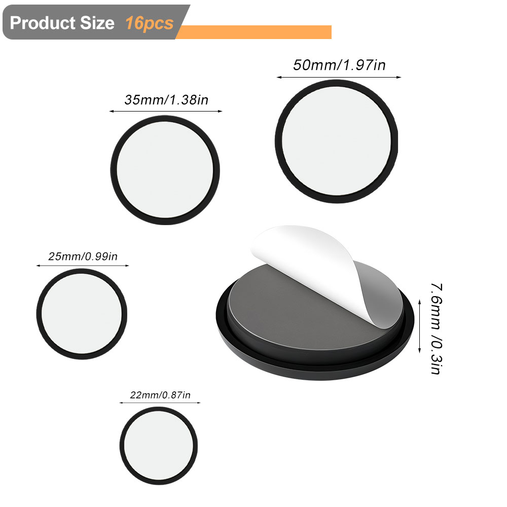 16個入り家電スライダー キッチン小型家電用 粘着式滑り止め - Commercial Kitchen Pans のレビューと価格