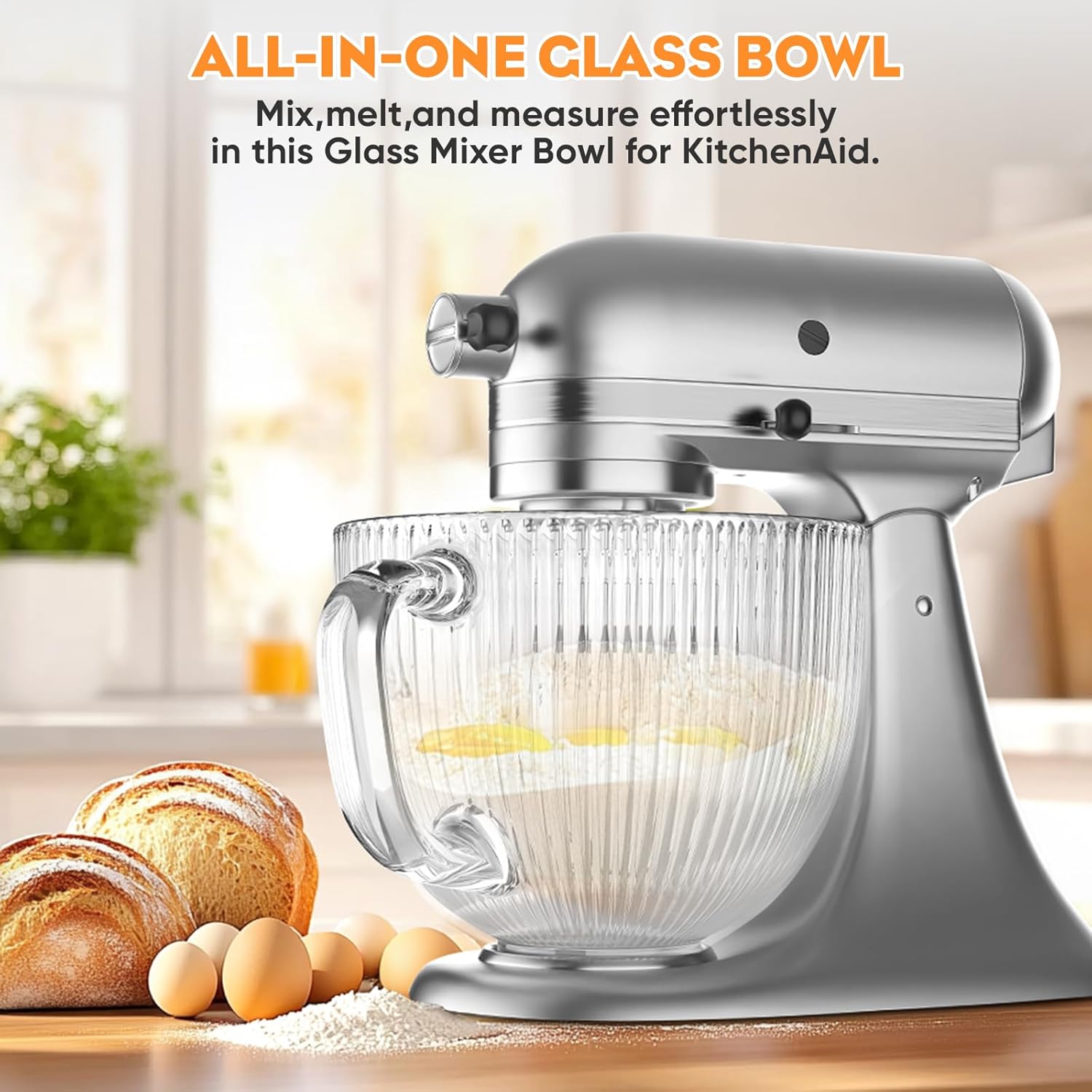 GVODE キッチンエイドミキサー用ガラスボウル、4.5-5 - Commercial Kitchen Juicer のレビューと価格
