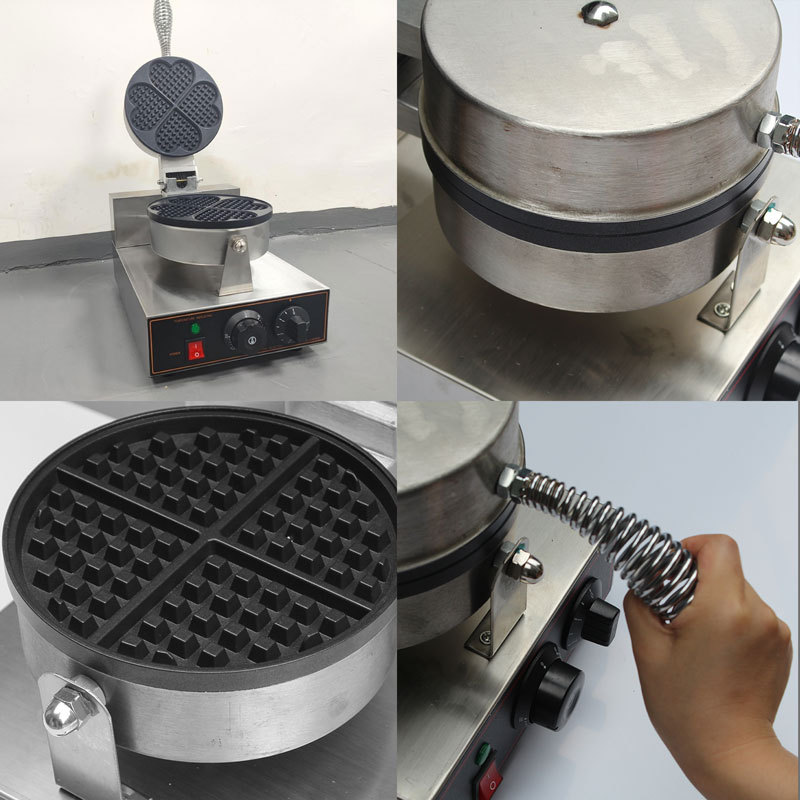 業務用ステンレス製電気ワッフルメーカーマシン、カスタム新型ワ - Waffle Maker Commercial のレビューと価格