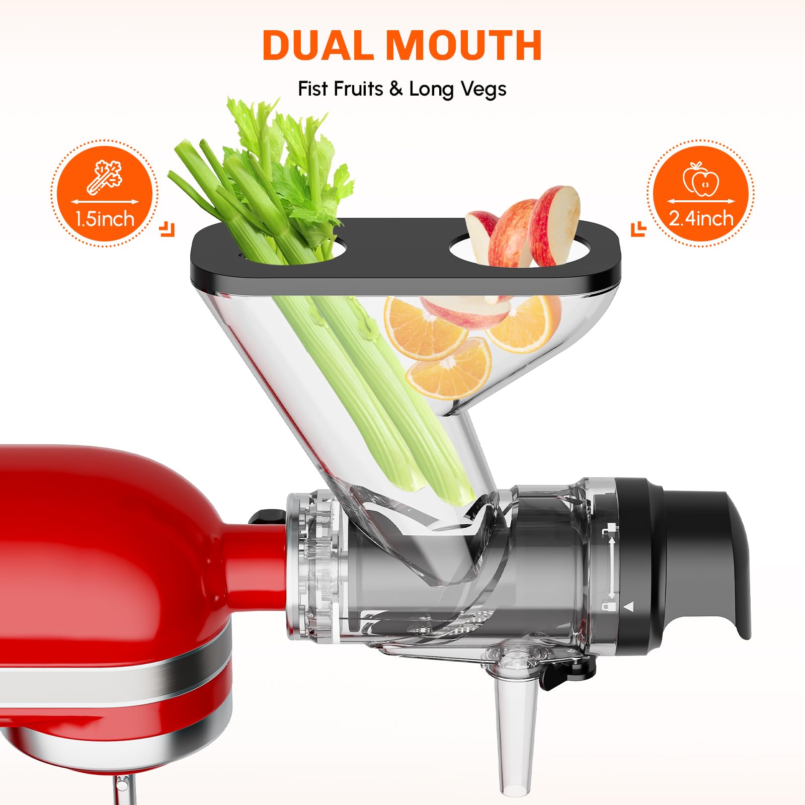 キッチンエイドスタンドミキサー用咀嚼式ジューサーアタッチメン - Commercial Kitchen Juicer のレビューと価格
