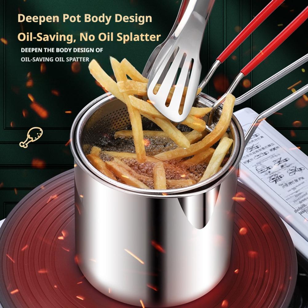 ステンレス製ディープフライヤーポット、ストレーナーバスケット - Commercial Kitchen Pans のレビューと価格