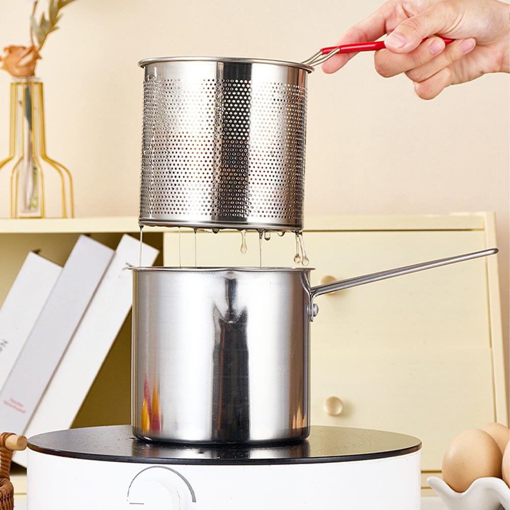 ステンレス製ディープフライヤーポット、ストレーナーバスケット - Commercial Kitchen Pans のレビューと価格