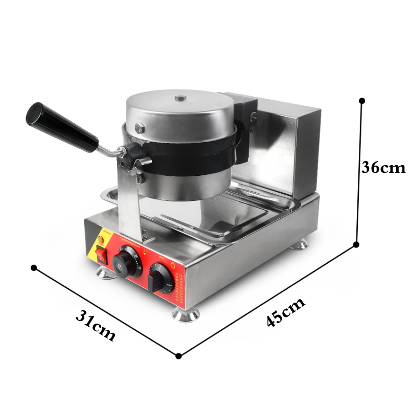 多機能新型ポケットパン焼き機 多機能業務用自動アイスクリーム - Waffle Maker Commercial のレビューと価格
